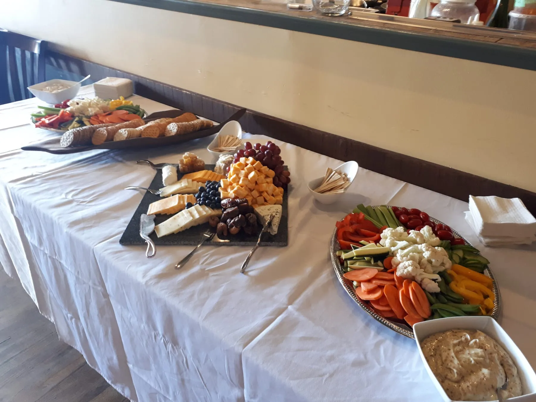 A plated course from a recent event