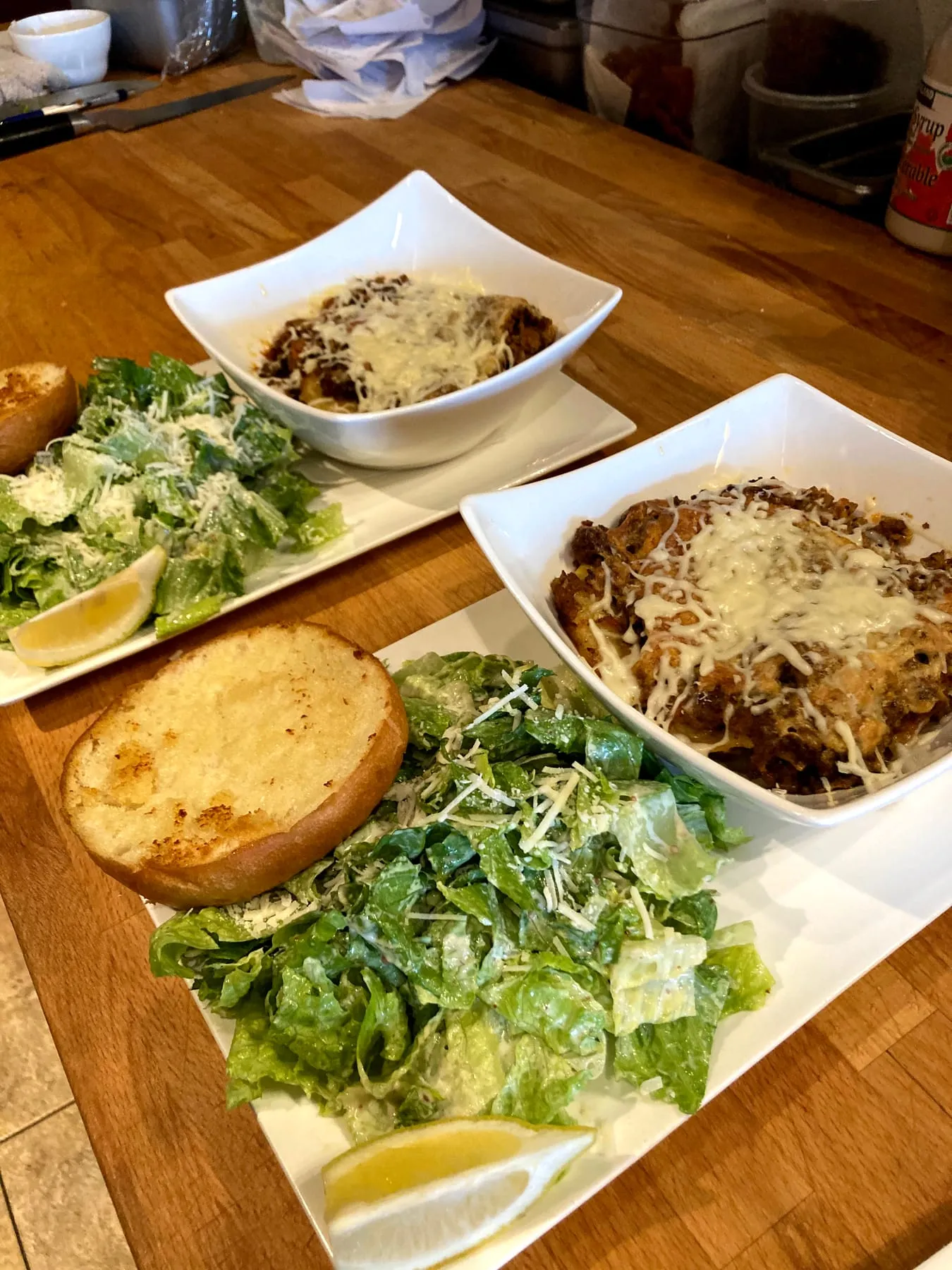 A plated course from a recent event