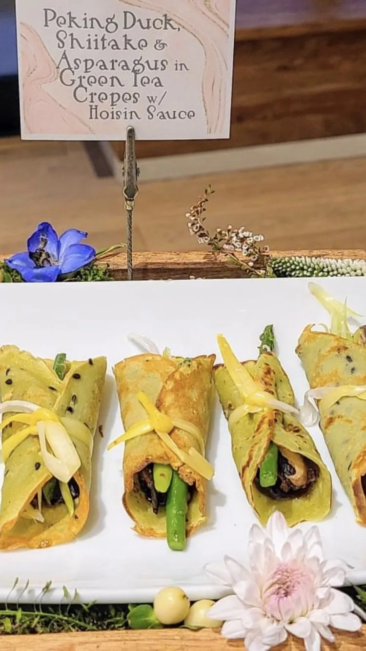 A plated course from a recent event