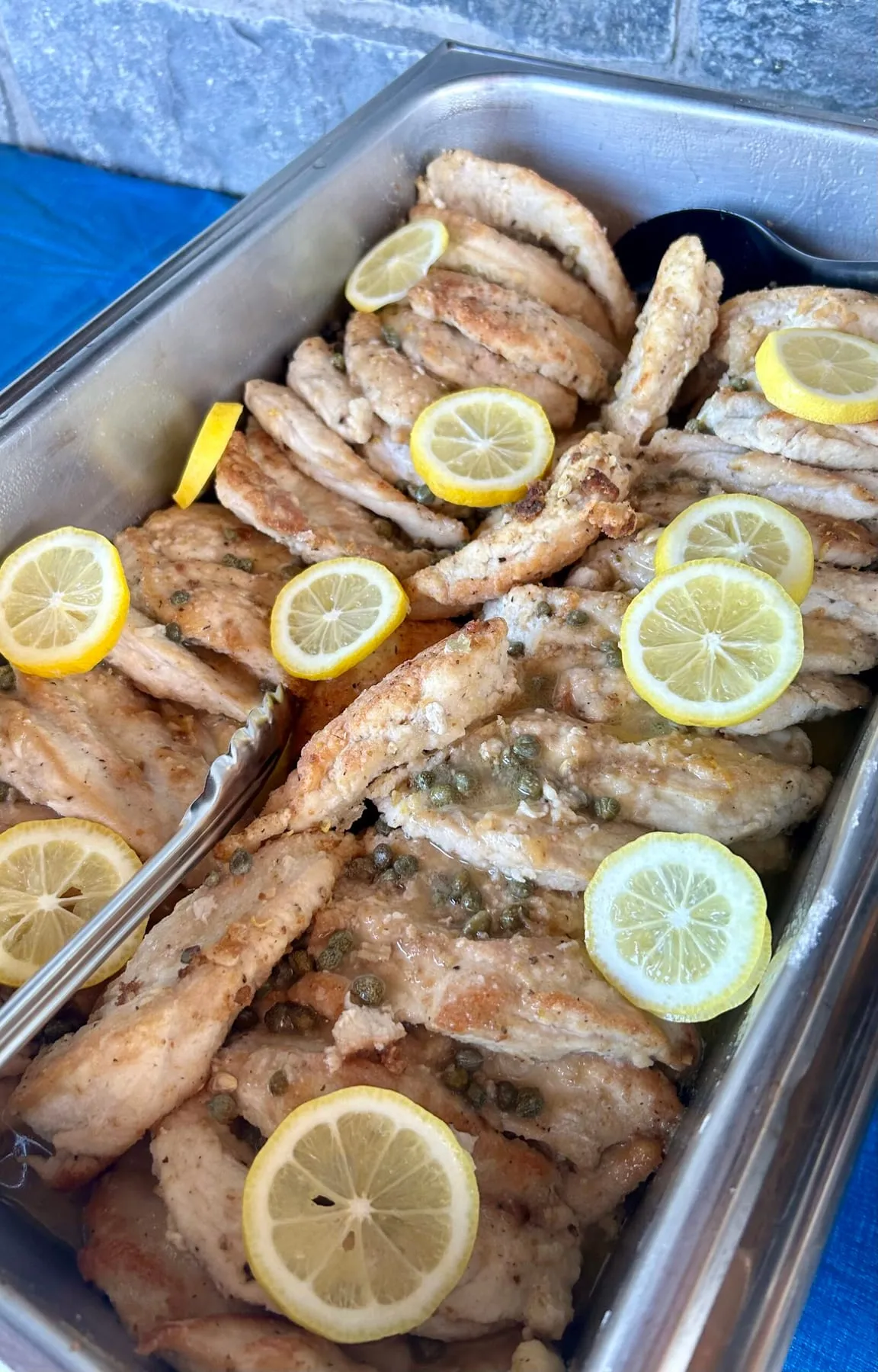 Food prepared for a private event