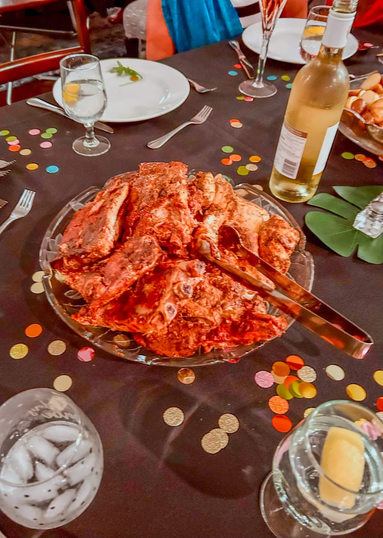 A course served at a private event