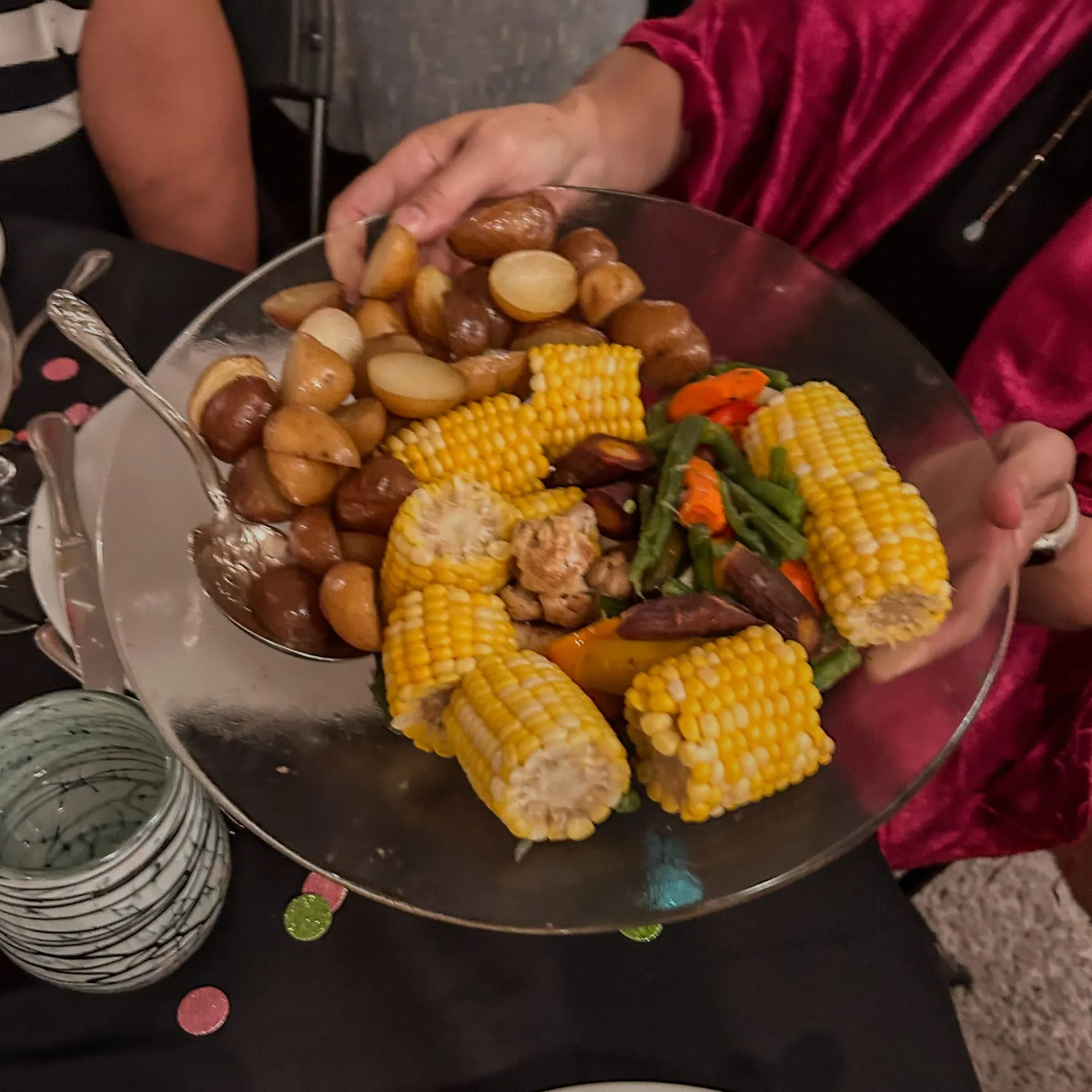 A plated course from a recent event
