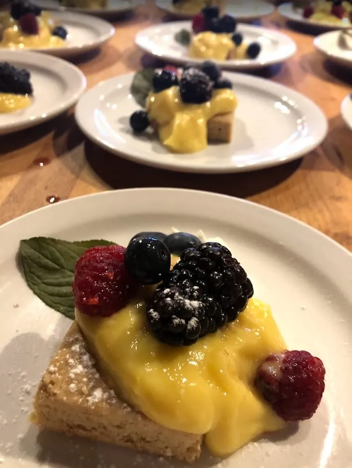 A course served at a private event