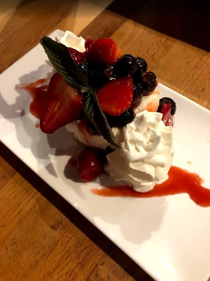 A plated course from a recent event