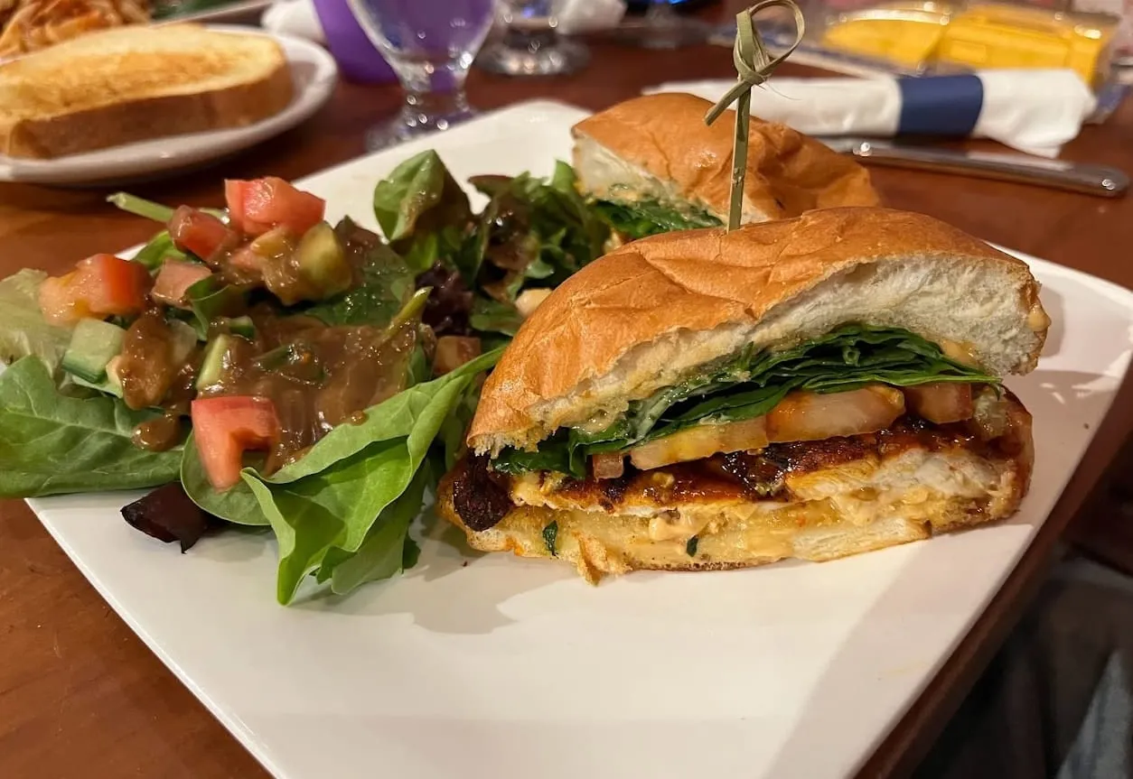 A plated course from a recent event
