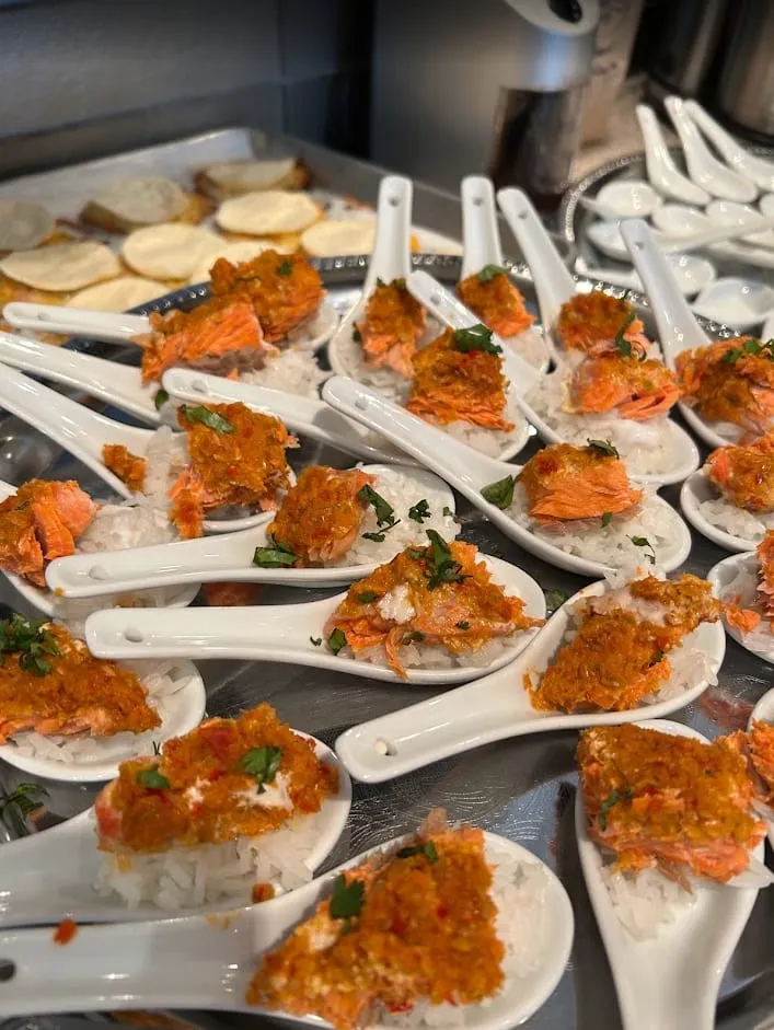 A plated course from a recent event